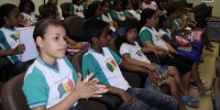 Alunos e professores participam de palestra no CemaFauna-UNIVASF -Escola Anesio Leao - Petrolina-PE (17-10-2012)