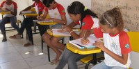 Estudantes participam de Oficina de Desenho com a tematica socioambiental - Escola Guiomar Lustosa - Juazeiro-BA (17-10-2012)