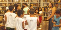 Estudantes visitam Xiloteca do CRAD-Univasf - Escola Iracema Pereira da Paixão - Juazeiro-BA (18-10-2012)