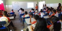 Palestra sobre reciclagem e Saude Ambiental - Escola Maria jose lima da Rocha  2- Juazeiro-BA (17-10-2012)