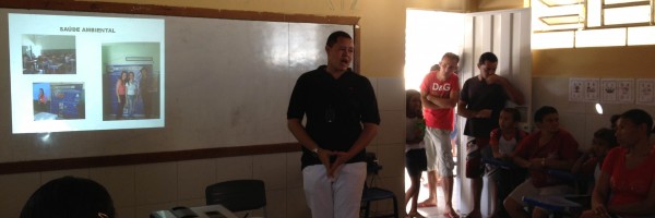 Palestra mostrando atividades desenvolvidas no PEV na Escola Dinorah Albernaz -  Juazeiro - BA - 16.08.13